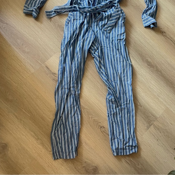 G-STAR Raw Pinstripe Collared Boiler Suit / Jumpsuit - Picture 2 of 3